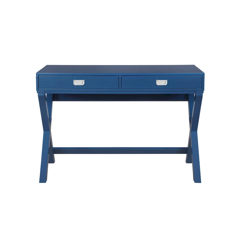 X-Frame Writing Desk with Drawers