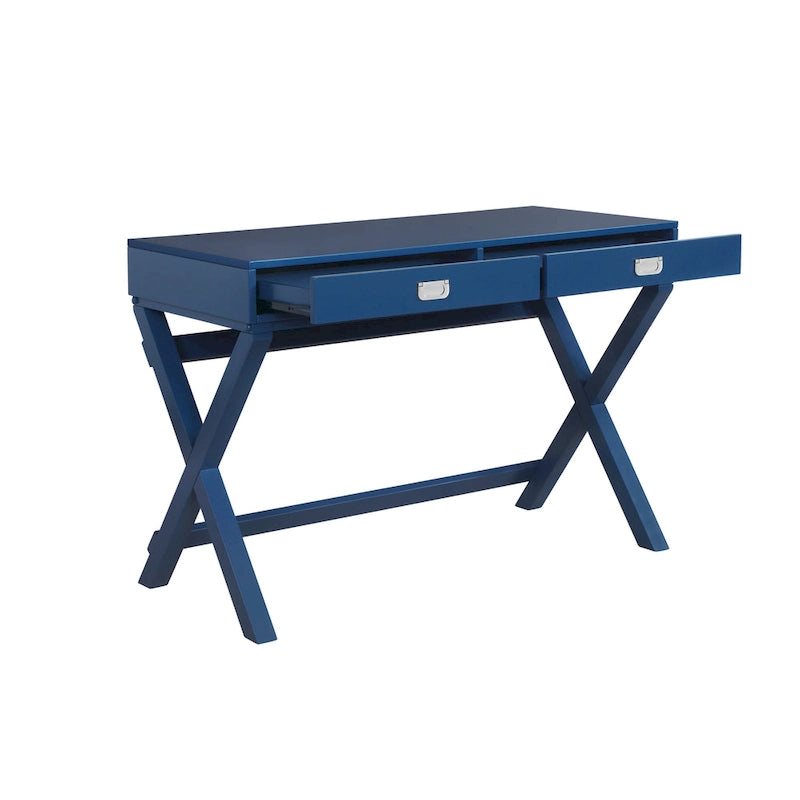 X-Frame Writing Desk with Drawers