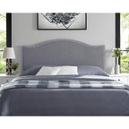 Queen Size Button-Tufted Upholstered Headboard, Height Adjustable, Premium Padded Fabric