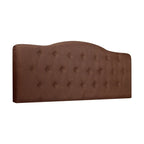 Queen Size Button-Tufted Upholstered Headboard, Height Adjustable, Premium Padded Fabric
