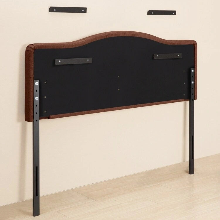 Queen Size Button-Tufted Upholstered Headboard, Height Adjustable, Premium Padded Fabric