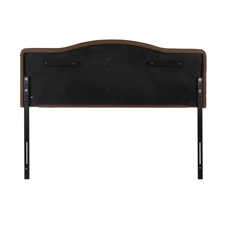 Queen Size Button-Tufted Upholstered Headboard, Height Adjustable, Premium Padded Fabric