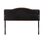 Queen Size Button-Tufted Upholstered Headboard, Height Adjustable, Premium Padded Fabric