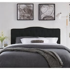 Queen Size Button-Tufted Upholstered Headboard, Height Adjustable, Premium Padded Fabric
