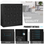 9-Door Metal Storage Locker Cabinet