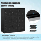 9-Door Metal Storage Locker Cabinet