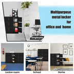 9-Door Metal Storage Locker Cabinet