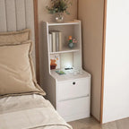 Nightstand with Charging Station and Night Light