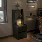 Nightstand with Charging Station and Night Light