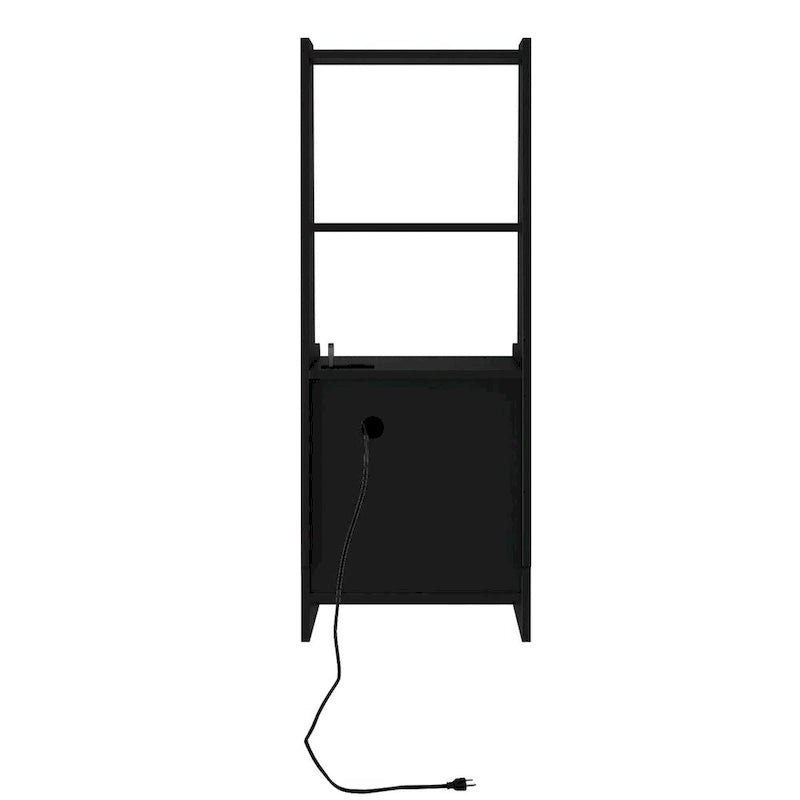 Nightstand with Charging Station and Night Light