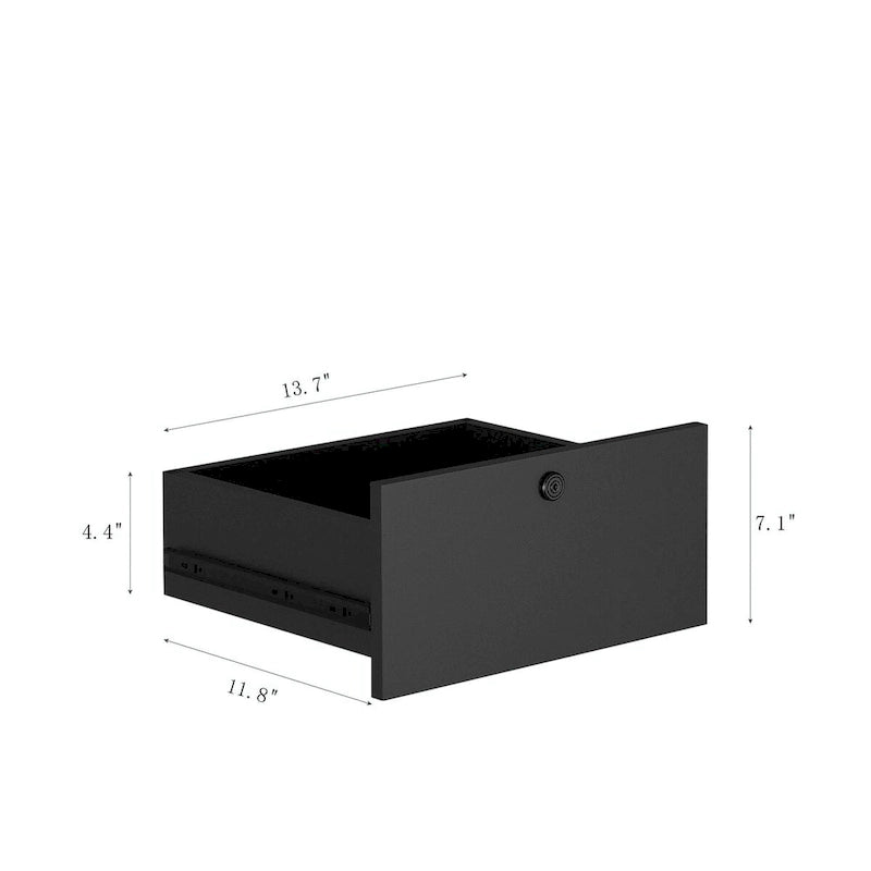 Nightstand with Charging Station and Night Light