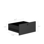Nightstand with Charging Station and Night Light