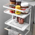 Magnetic Fridge Organizer Shelves