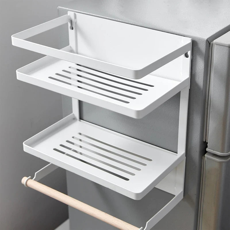 Magnetic Fridge Organizer Shelves