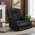 Zero Gravity Power Recliner in Black Top Grain Leather