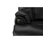 Zero Gravity Power Recliner in Black Top Grain Leather