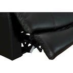 Zero Gravity Power Recliner in Black Top Grain Leather