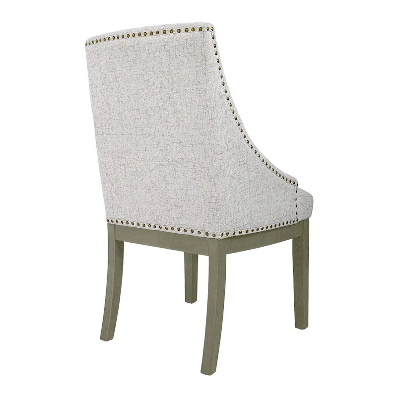 Upholstered Barrel Accent Chair