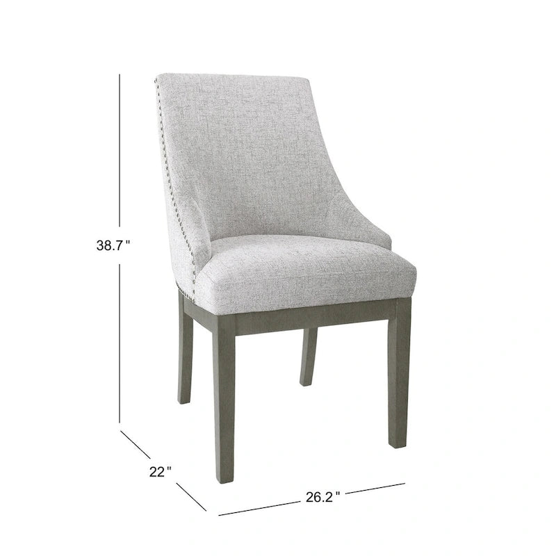 Upholstered Barrel Accent Chair