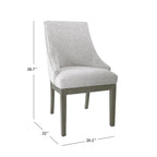 Upholstered Barrel Accent Chair