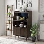 Furniture of America Mellix Contemporary Brown Multi-Storage Buffet