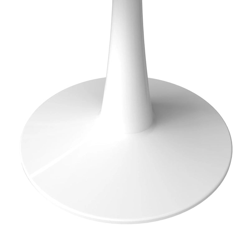 40-Inch Round Dining Table with MDF Top and Steel Base